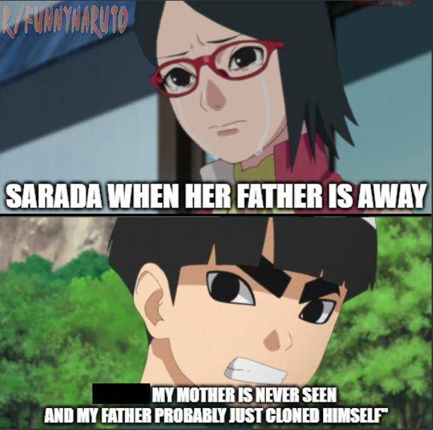 potret meme Sarada (reddit.com/user/pedrulho)