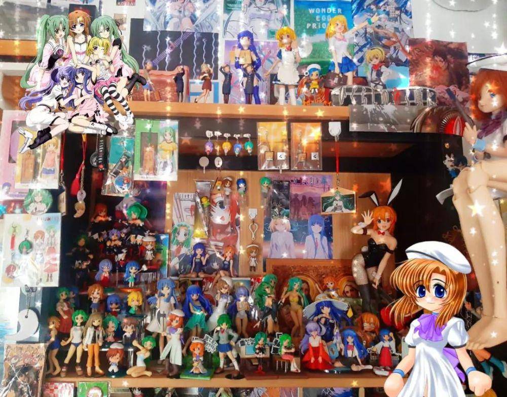 potret koleksi Higurashi: When They Cry (reddit.com/user/krims-figs)