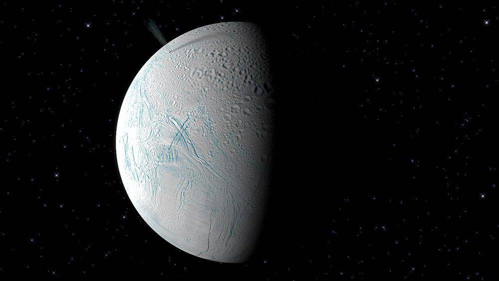Enceladus. (commons.wikimedia.org/Kevin M. Gill)