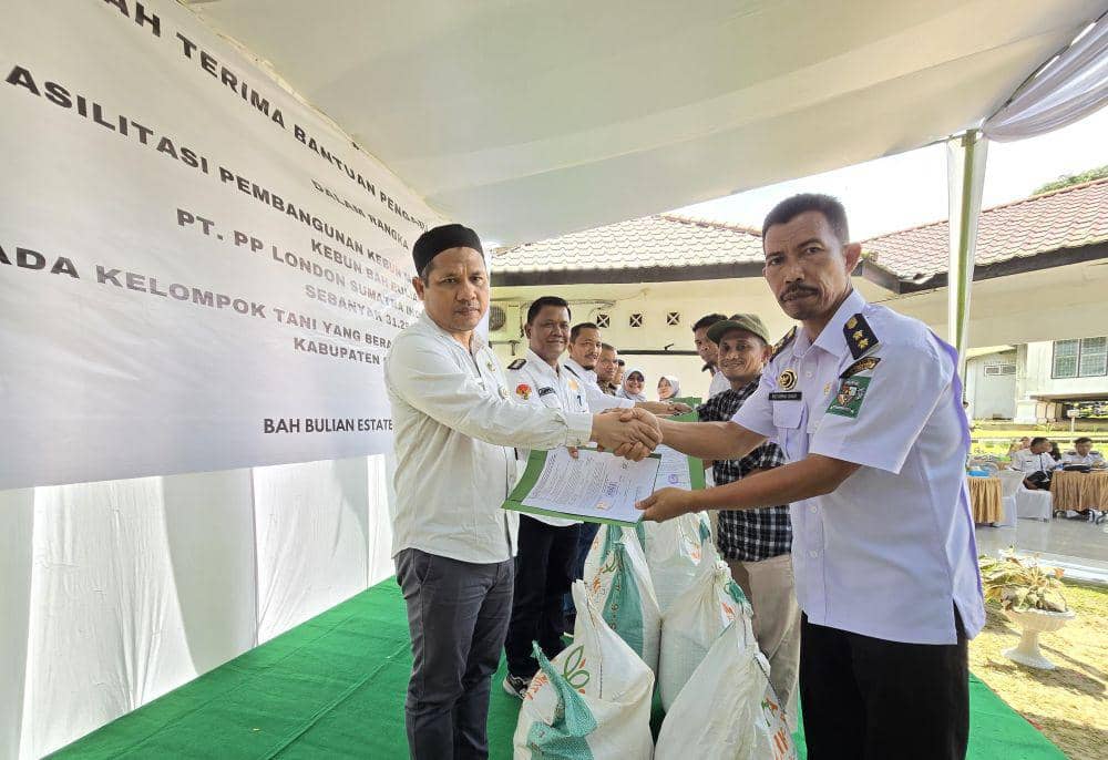 Selain Bantu Pupuk, Lonsum Beri Bimbingan untuk Petani di Simalungun