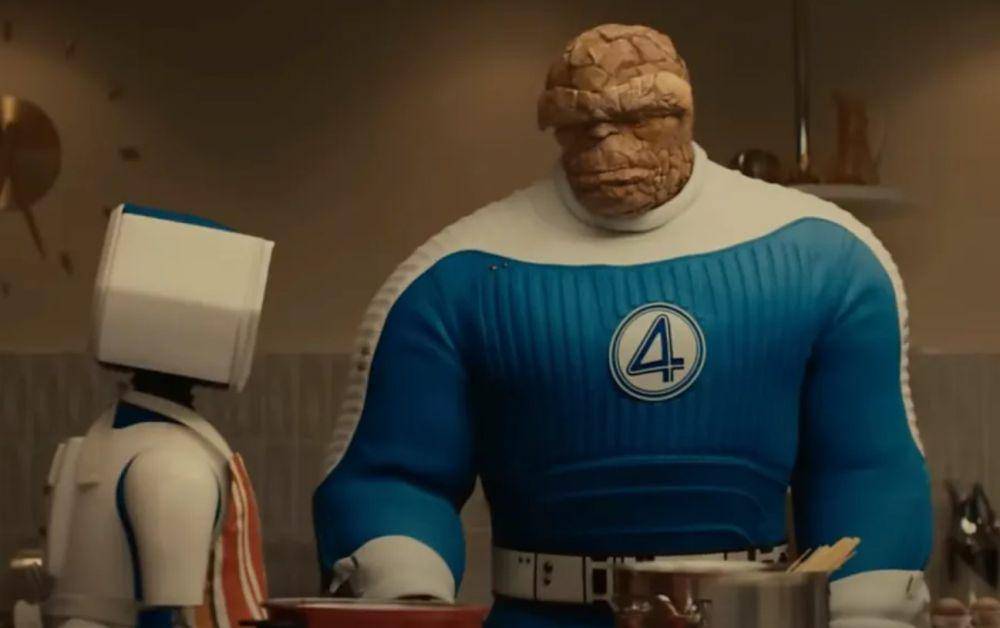 The Thing dalam trailer The Fantastic Four: First Steps (dok. Marvel Studios/The Fantastic Four: First Steps)
