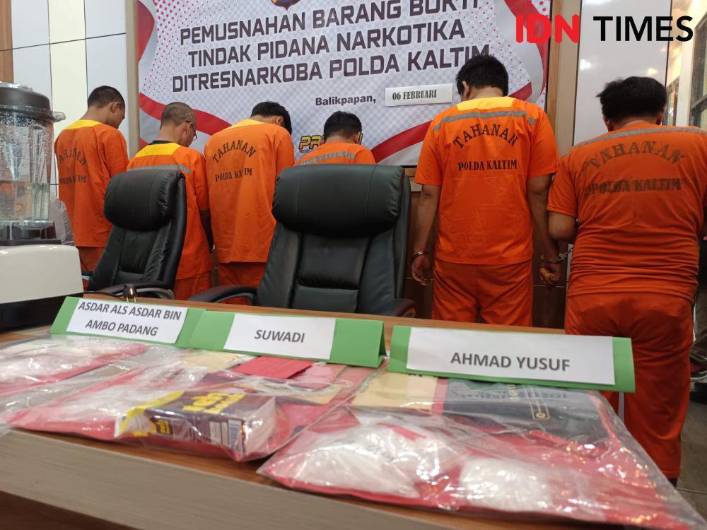Polda Kaltim Tangkap Pemilik Bengkel hingga Mekanik Terkait Narkoba