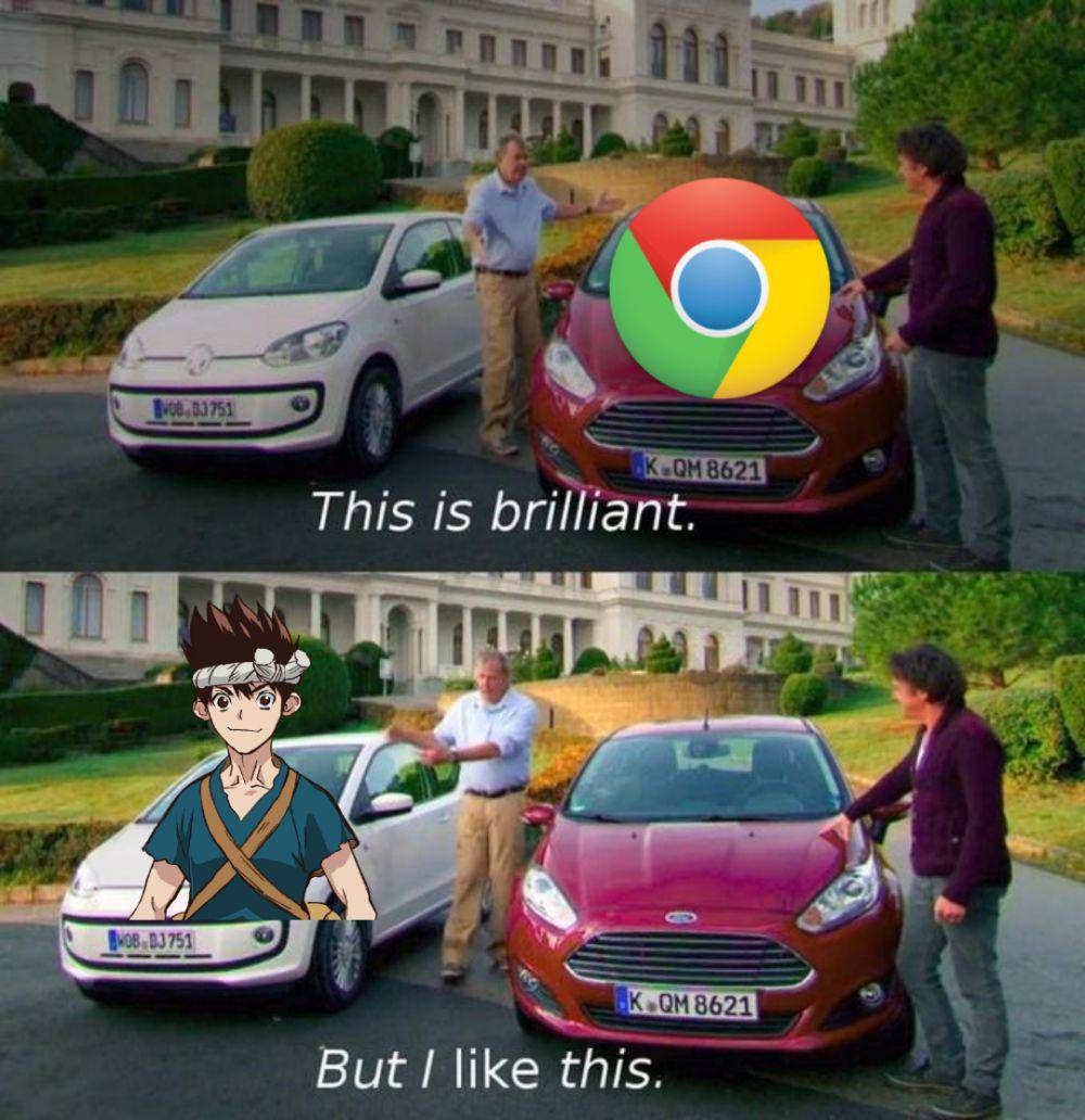 meme Chrome Dr. Stone (reddit.com/user/makaronadas10)