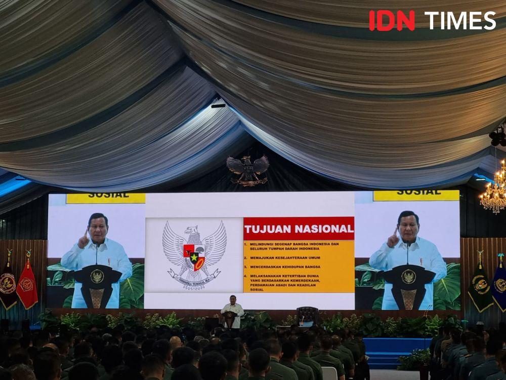Prabowo Sebut Banyak Perwira TNI Belum Pernah ke Istana Bogor
