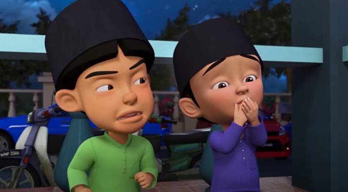 cuplikan Upin Ipin episode "Syahdunya Syawal" (youtube.com/Les' Copaque Production)