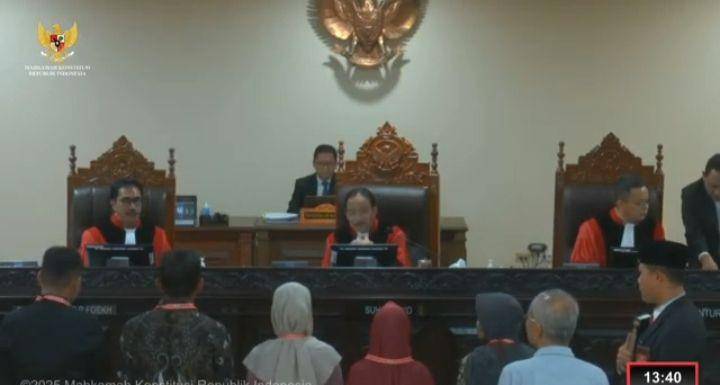 Saksi saksi yang dihadirkan dalam sidang pembuktian sengketa Pilkada Magetan. IDN Times/ Istimewa.