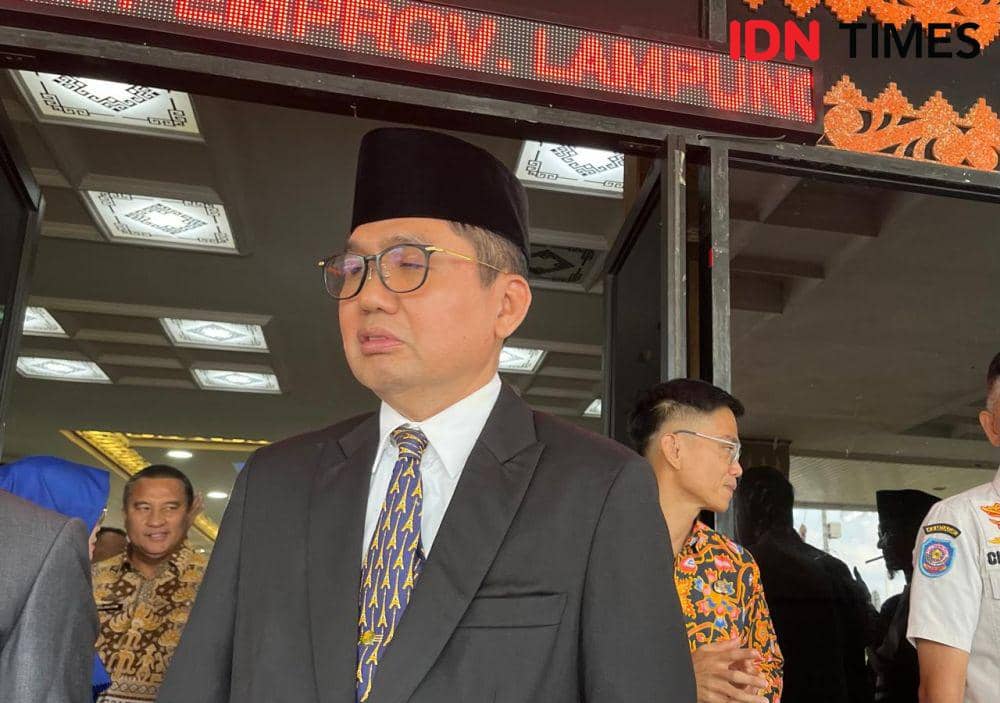 Pj Sekretaris Daerah Provinsi (Sekdaprov) Lampung, Fredy. (IDN Times/Tama Yudha Wiguna).