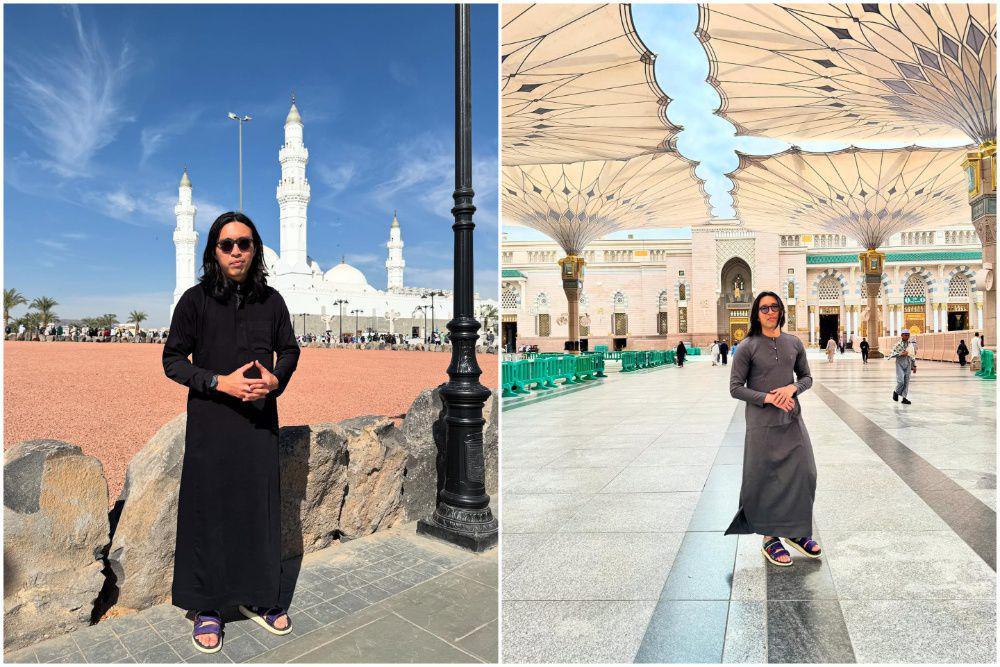 10 Potret dr. Tirta saat di Madinah, Memulai Ibadah Umrah Pertamanya