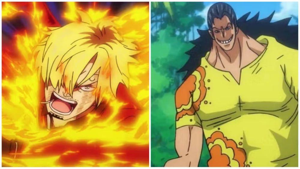 5 Kemiripan Scopper Gaban dan Sanji One Piece! Tangan Kiri Pirate King
