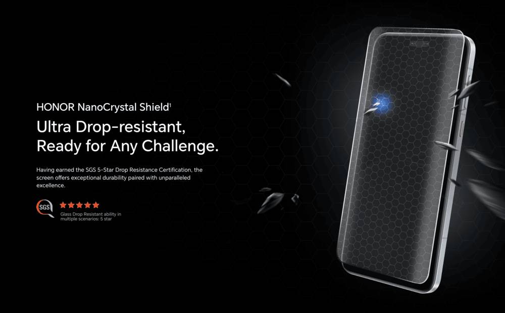 HONOR Magic7 Pro mengandalkan NanoCrystal Shield dan bingkai aluminium (honor.com)
