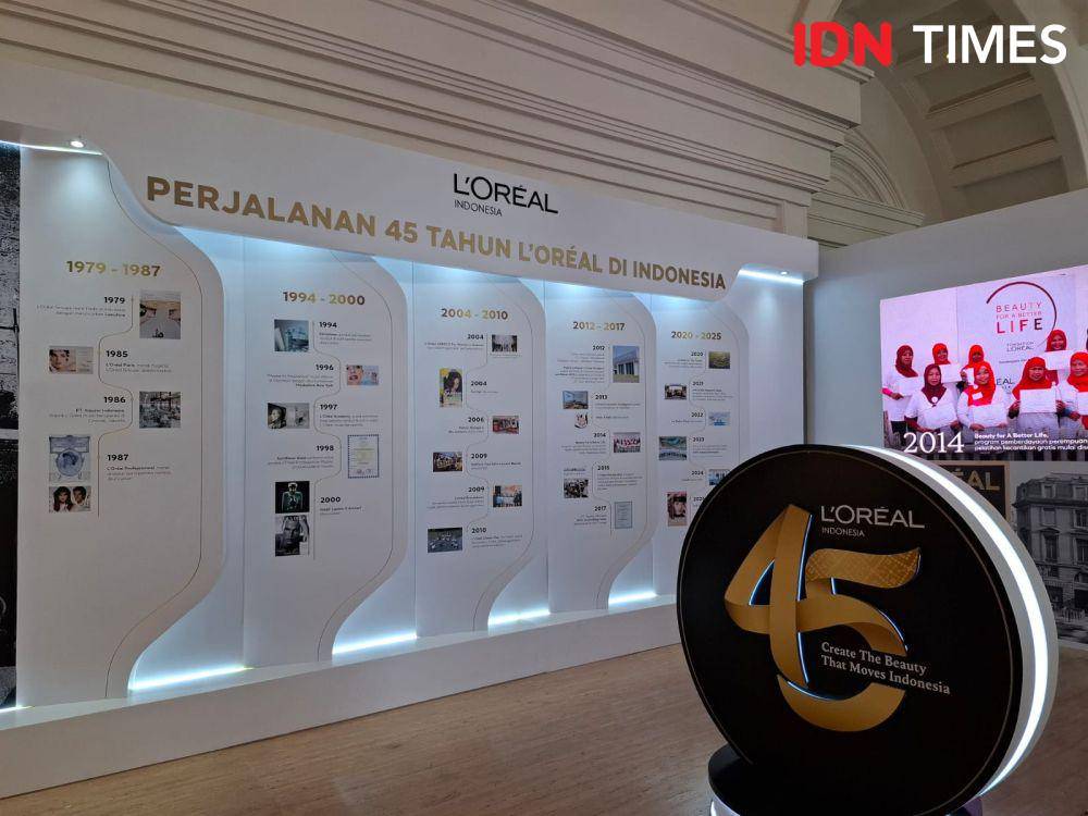 14 Potret Exhibition 45 Tahun L'Oreal Indonesia, Inovasi Kecantikan!