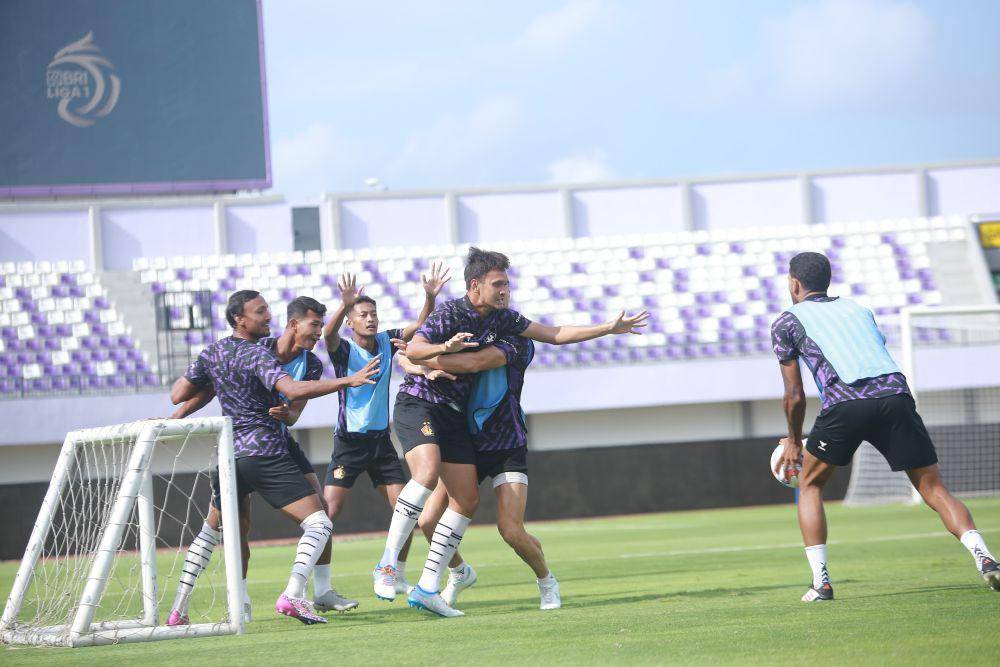 Pemain Persik Kediri saat berlatih. IDN Times/ istimewa
