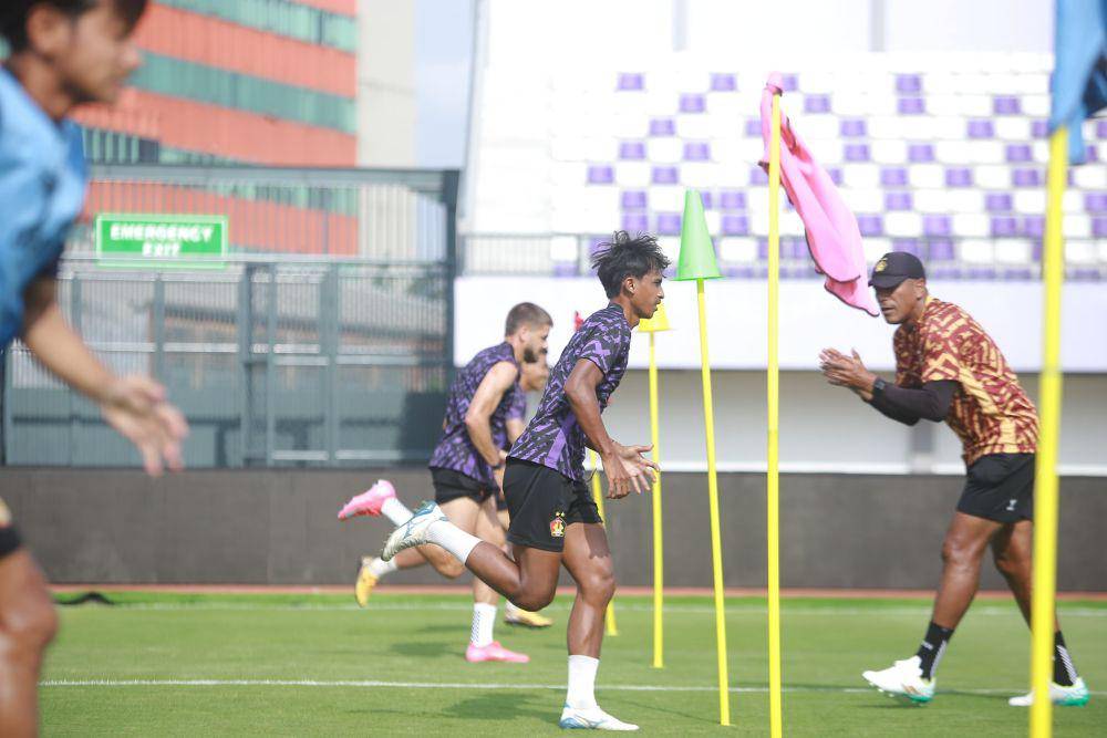 Pemain Persik Kediri saat berlatih. IDN Times/ istimewa