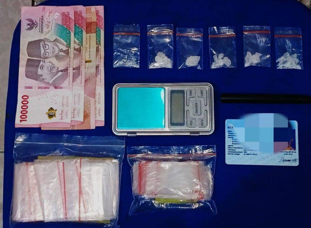 Tak Ada Habisnya, Polisi Tangkap Pengedar Sabu di Balikpapan Barat