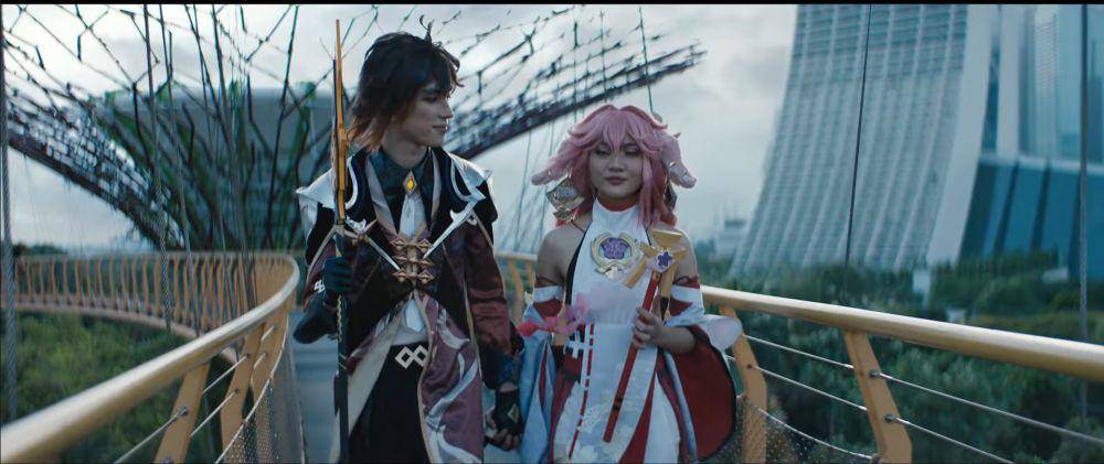 Ada Yae Miko dan Zhongli Genshin di Video 'Man in the Moon' Coldplay??