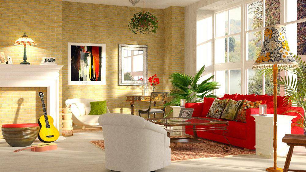 ilustrasi ruang bertema bohemian (pixabay.com/5460160)