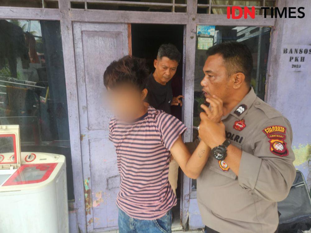Kesal Tak Diberi Rp100 Ribu, Pemuda di Pontianak Tendang Ibu Kandung