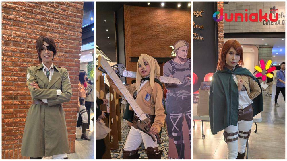 Cosplay 6 Karakter Attack on Titan di Screening AoT: The Last Attack!
