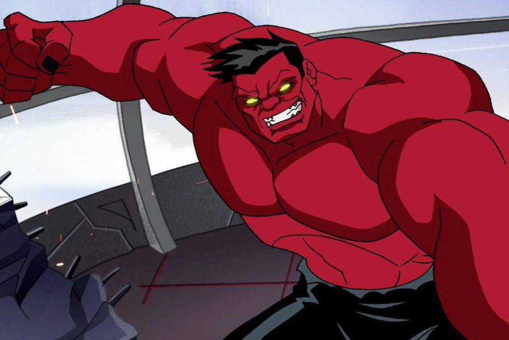 Red Hulk dalam serial The Avengers: Earth's Mightiest Heroes. (dok. Marvel Studios/The Avengers: Earth's Mightiest Heroes)