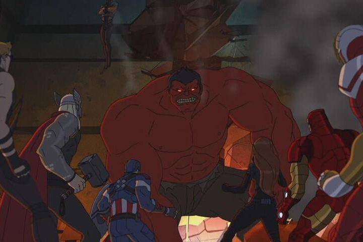 adegan dalam serial Avengers Assemble. (dok. Marvel Animation/Avengers Assemble)