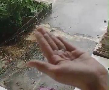 Hujan Es Sebesar Kelereng Terjang Kartoharjo Magetan