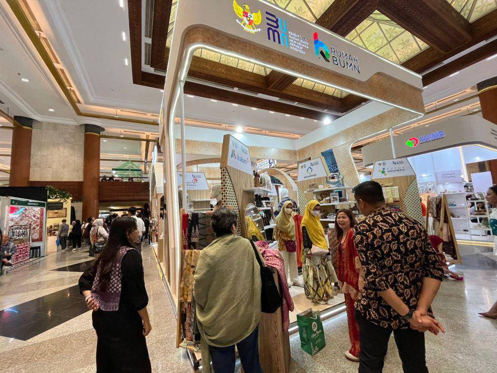Produk Inalum di booth Rumah BUMN di Pameran Inacraft 2025 (dok.Inalum)