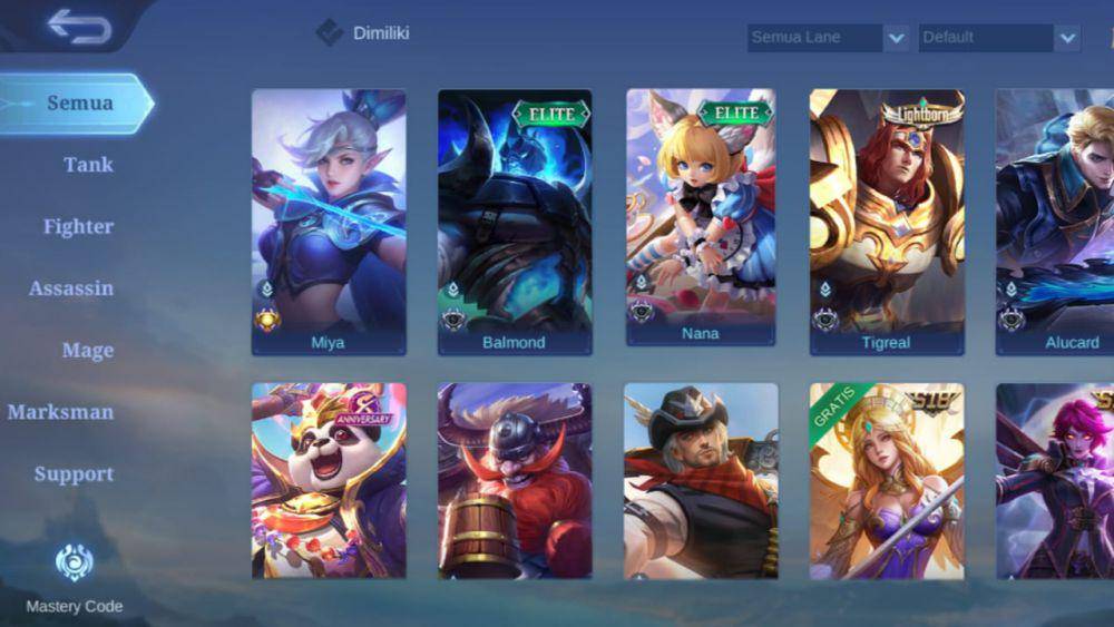 ilustrasi tipe hero (dok. Moonton/Mobile Legends)