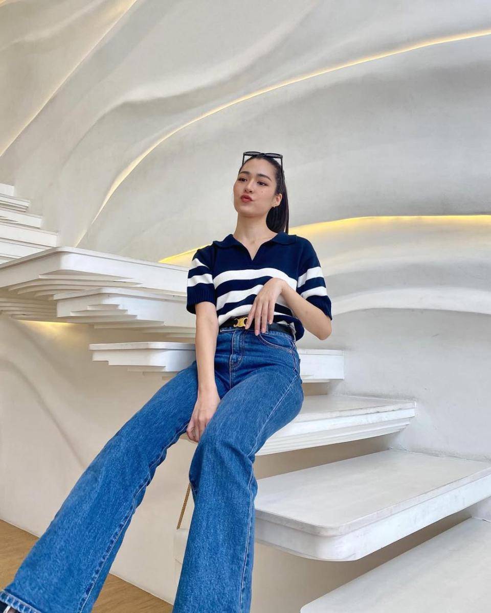 potret ide OOTD hangout yang casual look ala Lingling Kwong (instagram.com/linglingkwong)