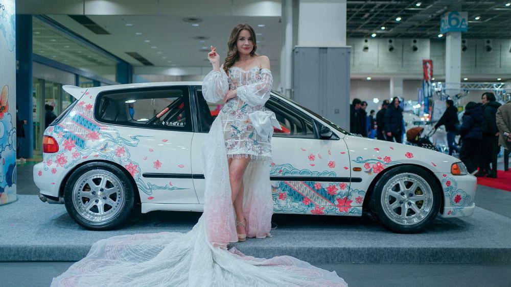 Honda Civic Estilo EG6 Berbalut Batik Hadir di OAM 2025 Jepang