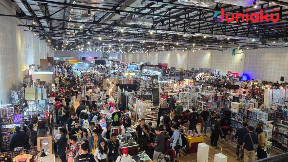 Situasi hari kedua  Jakarta Toys and Comic Fair 2025. Fotografer: Fahrul Nurullah. (Duniaku.com/Fahrul Nurullah)