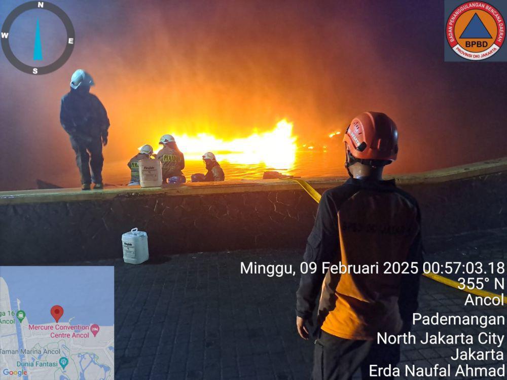 2 Kapal Ancol Meledak Akibat Rokok