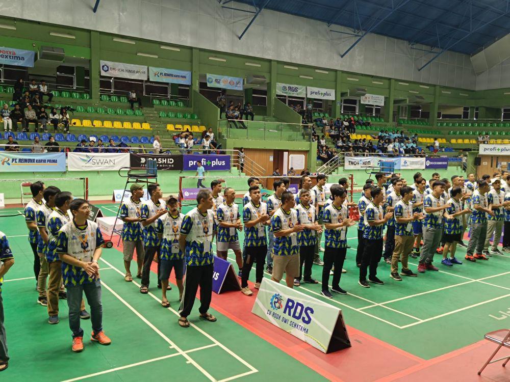 Puluhan Pelaku Industri TPT Bersilaturahmi Lewat Kompetisi Badminton