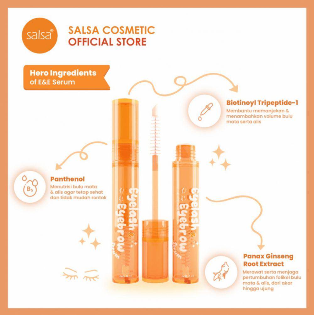 SALSA Eyelash Eyebrow Serum (salsacosmetics.com/SALSA Eyelash Eyebrow Serum)