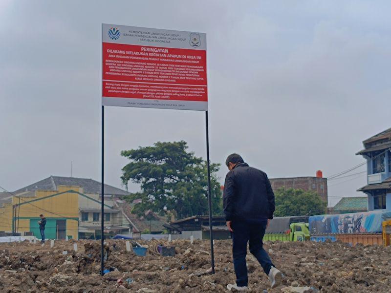 KLH Tingkatkan Status Kasus Pengelolaan Sampah di Pasar Caringin