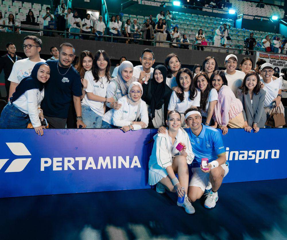 artis nonton Lagi-lagi Tenis Internasional (Instagram.com/nissyaa)