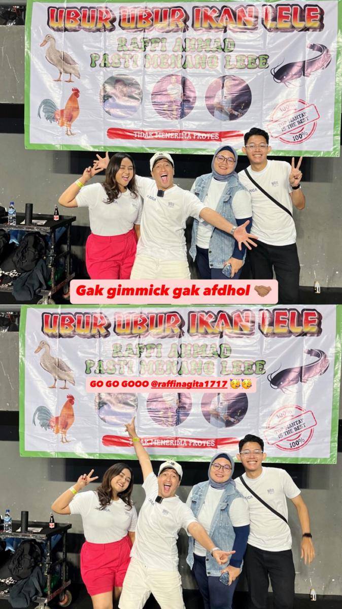 artis nonton Lagi-lagi Tenis Internasional (Instagram.com/irfanhakim)