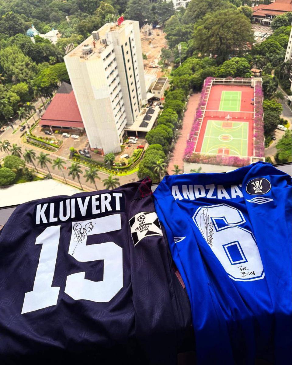 potret Ganindra Bimo ketemu pelatih baru timnas (instagram.com/ganindrabimo)