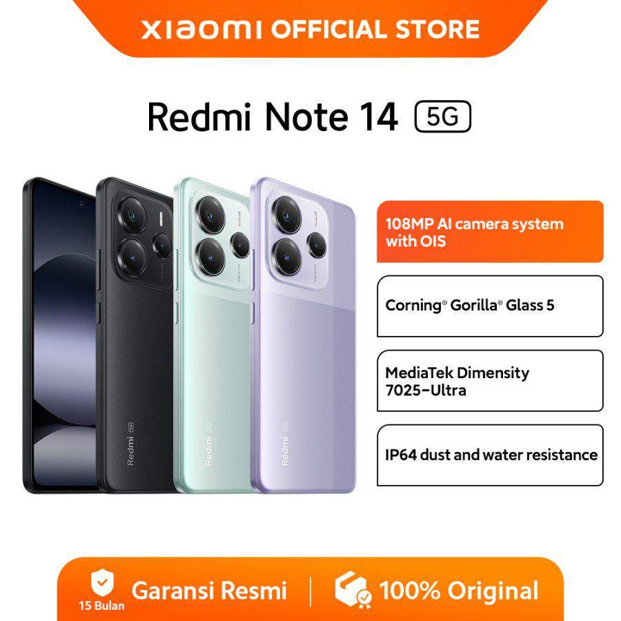 Redmi Note 14 5G (tokopedia.com/Xiaomi Official Store)
