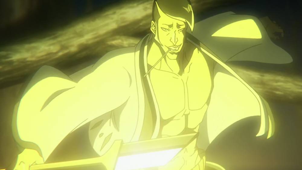 Tenjiro melepas Shikai. (dok. Pierrot/Bleach: Thousand-Year Blood War)
