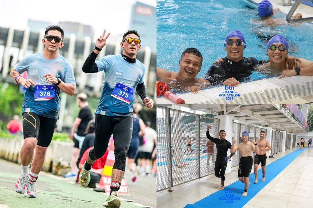Daffa Wardhana ikut duathlon (instagram.com/daffawardhana)