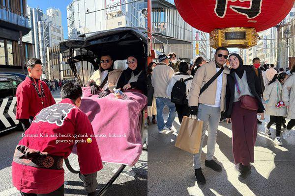 7 Potret Mesra Irish Bella dan Haldy Sabri Bulan Madu di Jepang