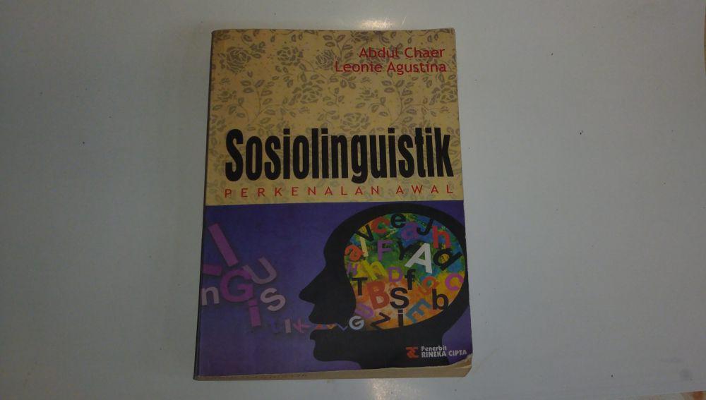 Buku Sosiolinguistik Perkenalan Awal (dok. Pribadi)