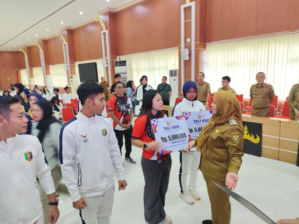 Pemkot Tali Asih 205 Atlet Bandar Lampung Peraih Medali PON XXI 2024