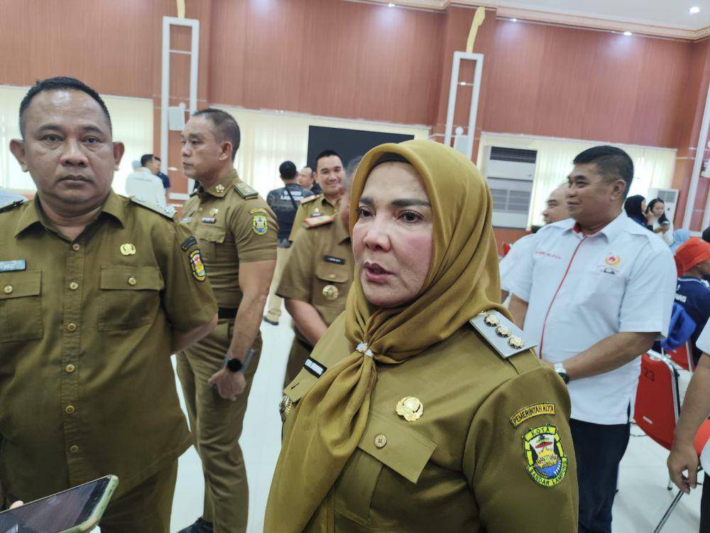 Walikota Bandar Lampung saat diwawancara. (IDN Times/Muhaimin)