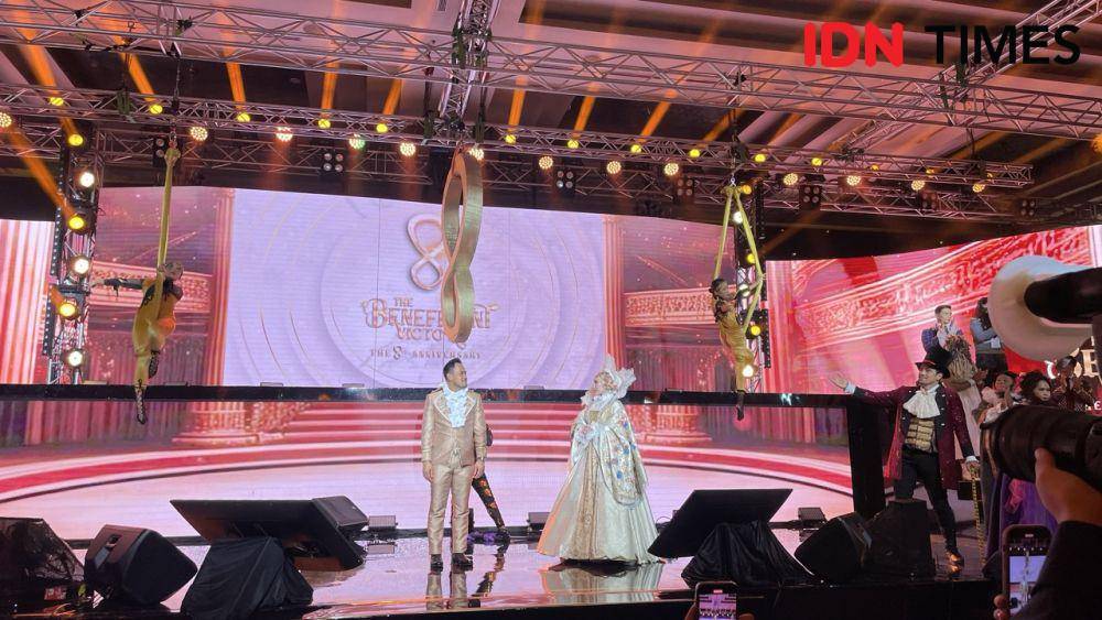 MS Glow Rayakan 8th Anniversary, Berhasil Pecahkan Rekor MURI, Sabtu (8/2/25). (IDN Times/Dina Salma)