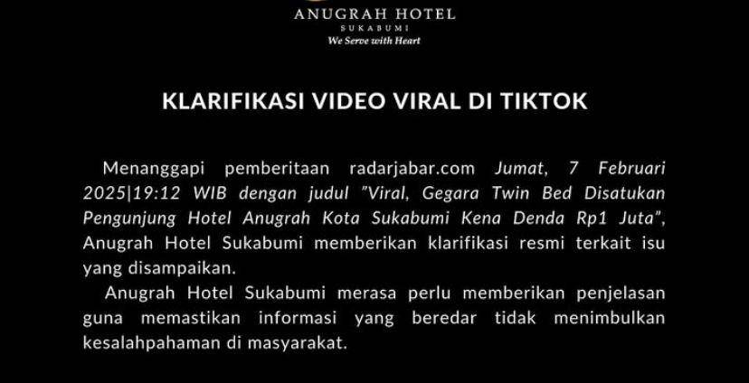 Potongan gambar klarifikasi hotel yang viral di Sukabumi (IDN Times/Istimewa)