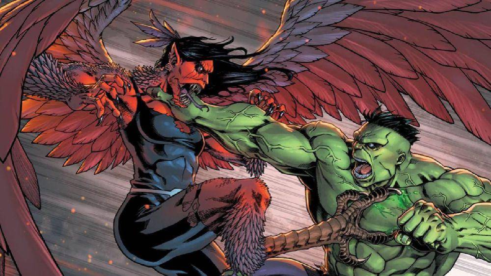 Red Harpy vs Hulk (dok. Marvel Comics/The Immortal Hulk)