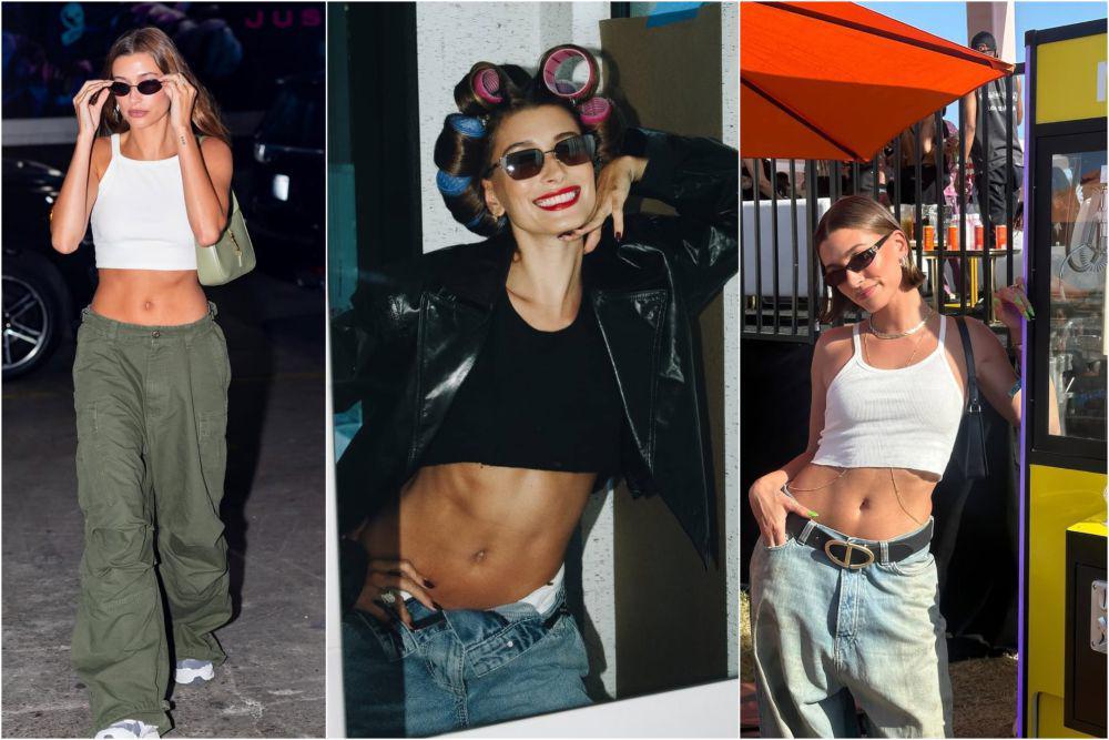 9 Ide Mix and Match Tanktop Polos ala Hailey Bieber, Simple Tapi Modis
