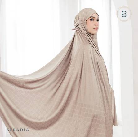 ilustrasi mukena (shopee.co.id/Seradia Official Shop)