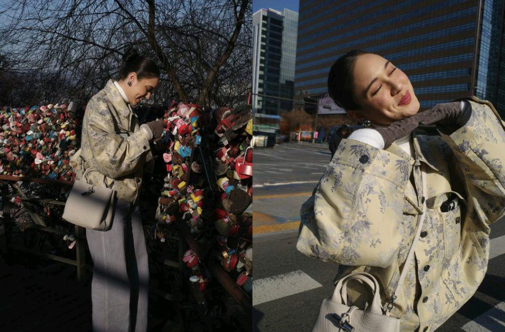 8 Potret Liburan Yasmin Napper di Korea Selatan, Menyenangkan!